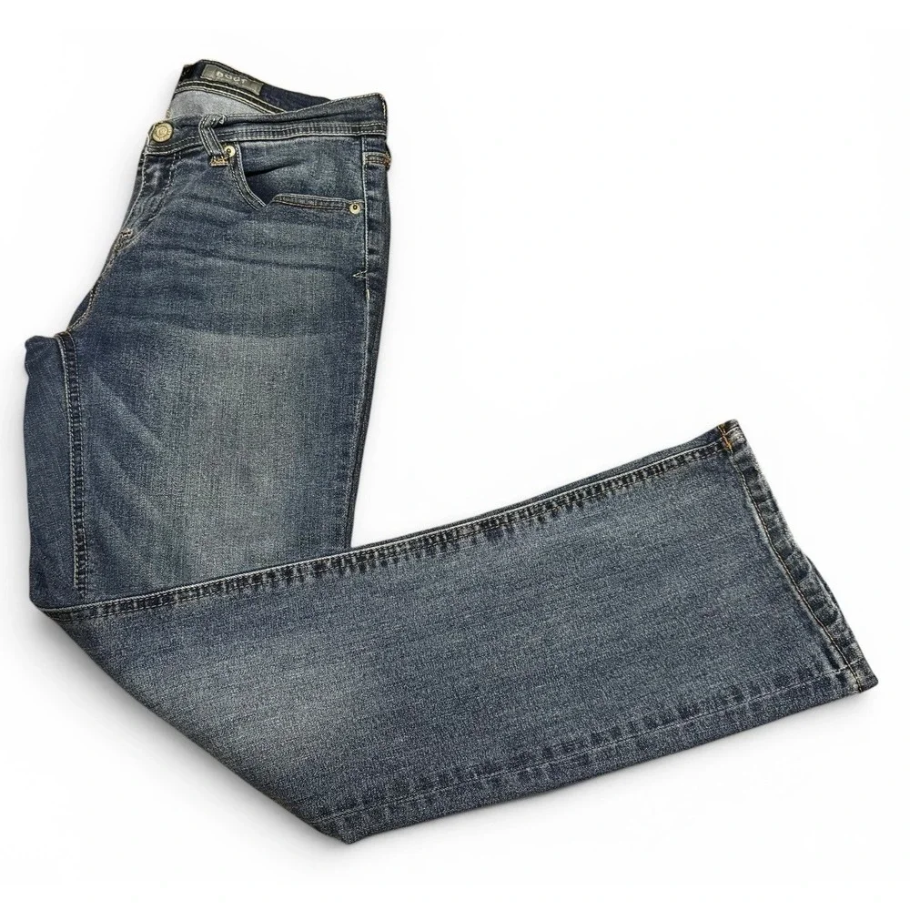 Aeropostale Bootcut Jeans Women's Size 8 Short Dark Wash Stretch Denim